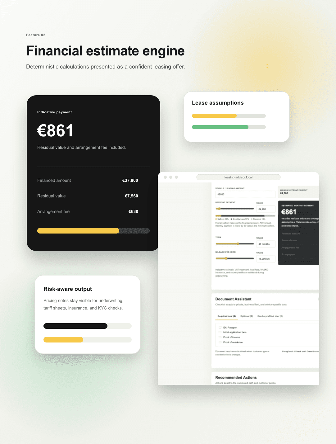 Financial Estimate Engine